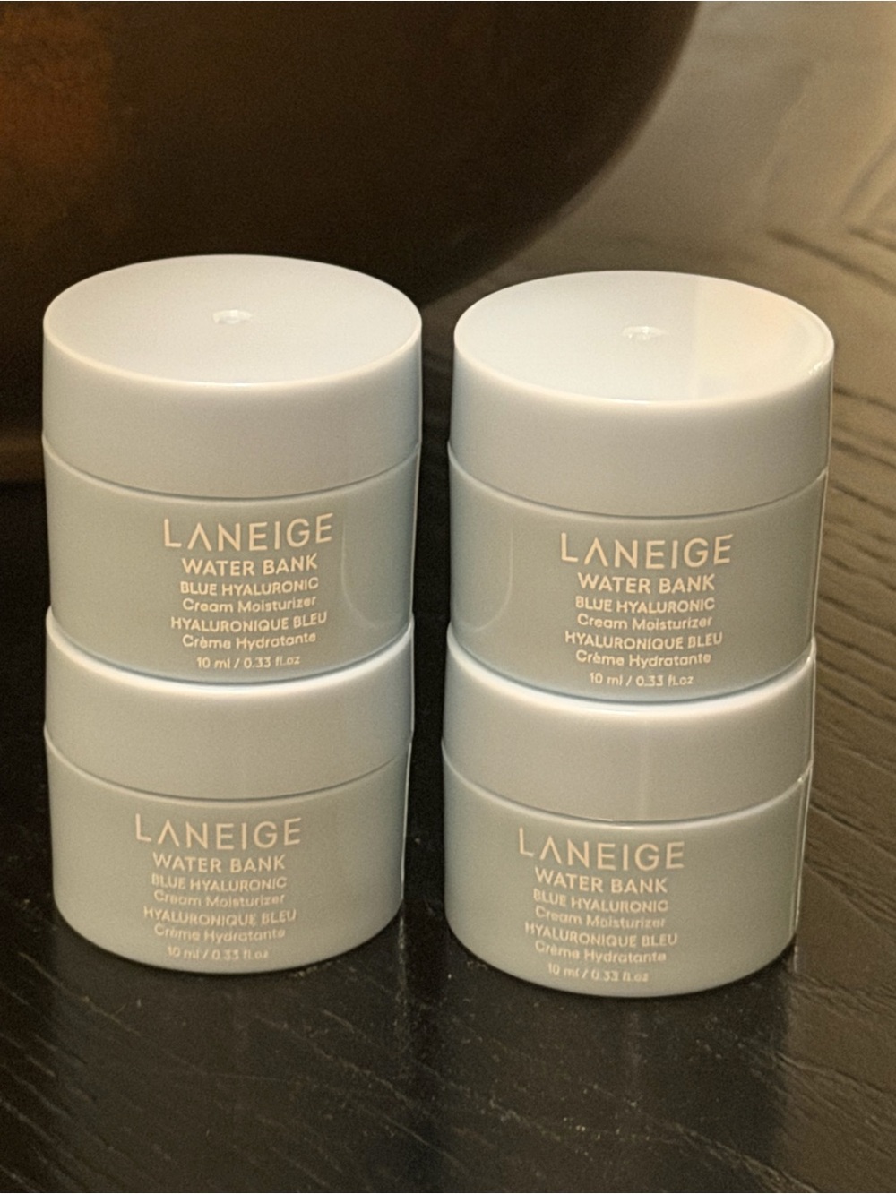 LANEIGE Water Bank Blue Hyaluronic Cream Moisturizer - 4x10ml